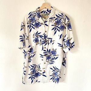 Havana Jack’s Cafe Hawaiian Shirt | Floral Men’s XL Tropical Wear